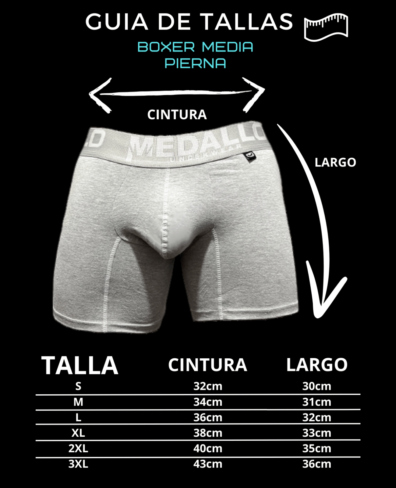 PACK DE BOXER MEDALLO ALGODÓN X7