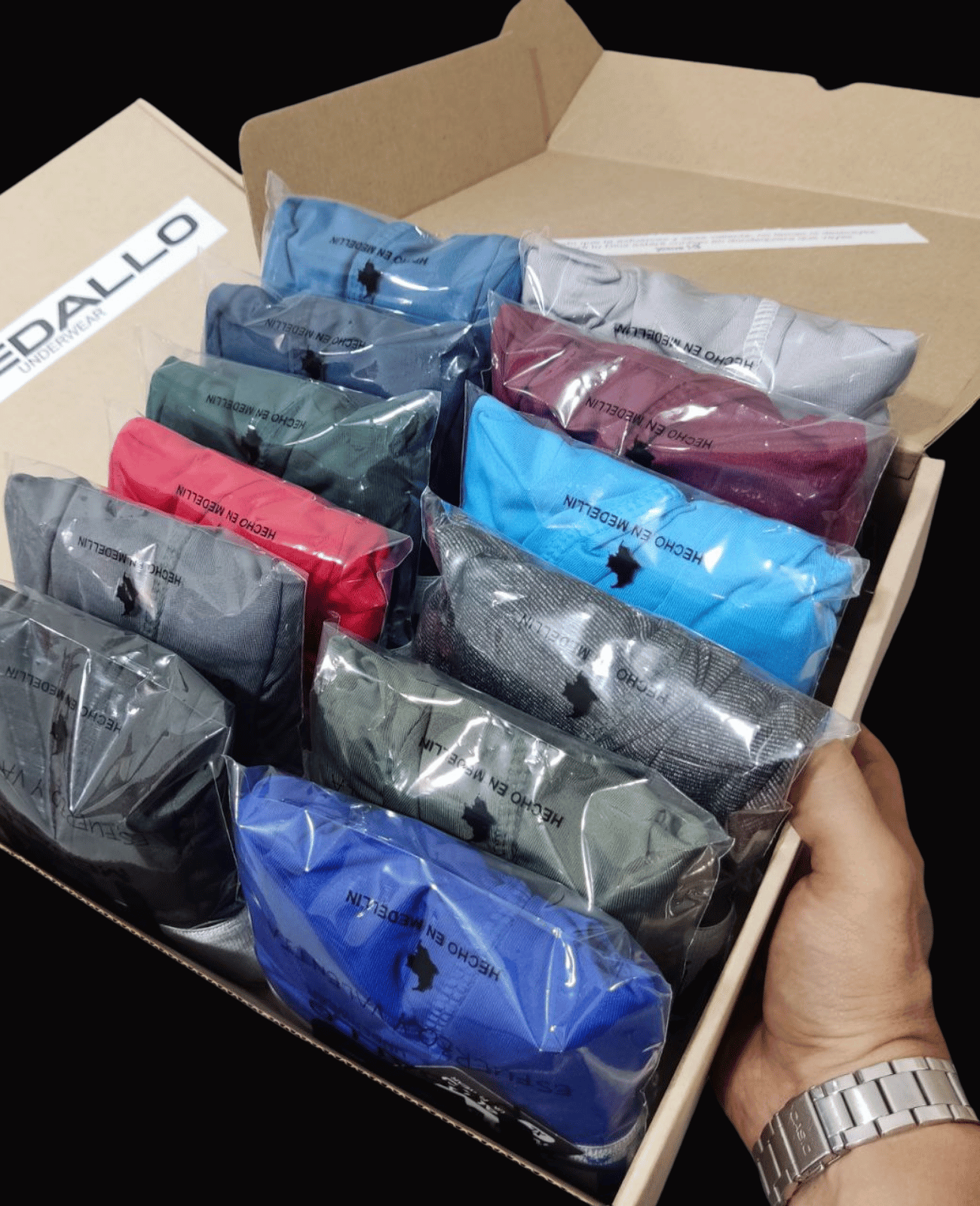 PACK DE BOXER MEDALLO ALGODÓN X13