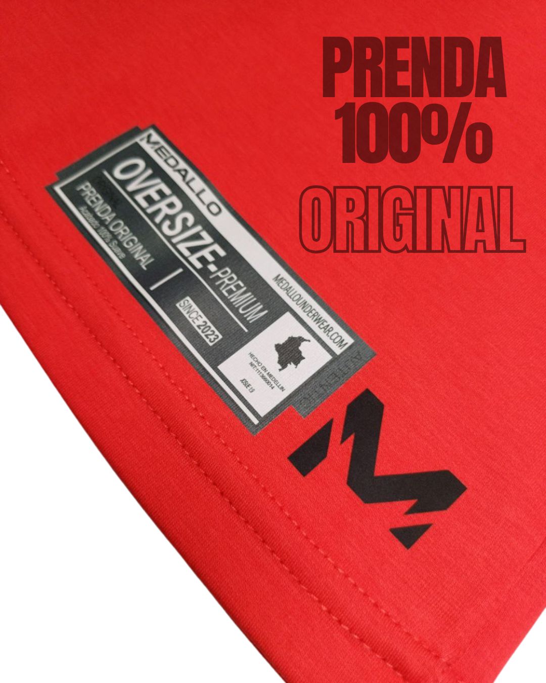 Camiseta Oversize Dubai - Roja