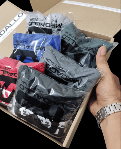 PACK DE BOXER MEDALLO ALGODÓN X7