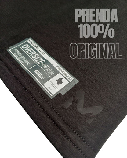 Camiseta Oversize Dubai - Negra