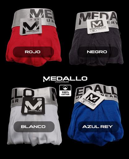 BOXER MEDIA PIERNA EN ALGODÓN