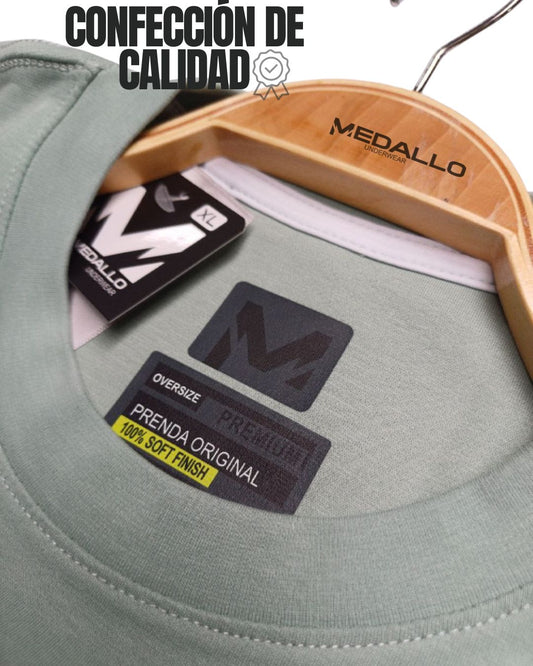 Camiseta Oversize Dubai - Verde Oliva