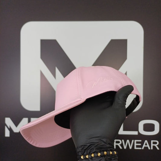 Gorra En Cuero Medallo (rosa)
